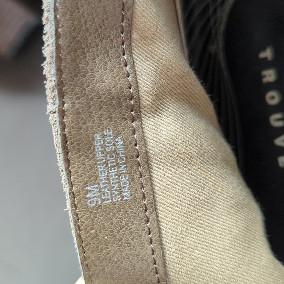 Trouve Ankle Booties Boho Festival Suede Leather Size 9 - Picture 9 of 14